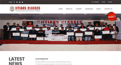 Desktop Screenshot of iitiansclasses.com